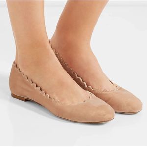 Chloé Velvet Ballet Flats